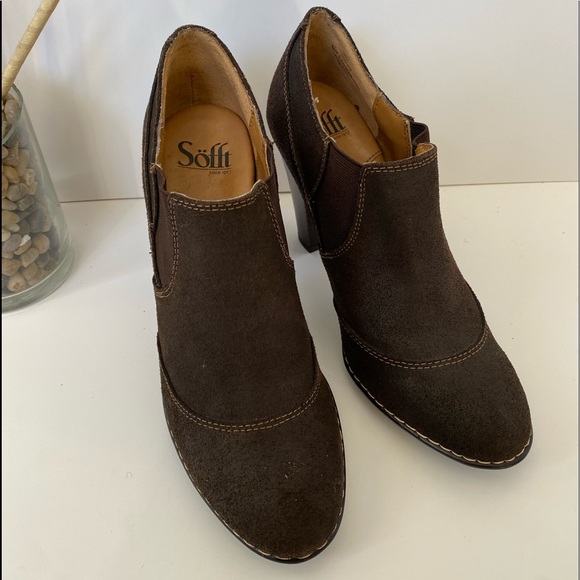 softt Shoes - Softt ankle boots size 8.5 brown leather